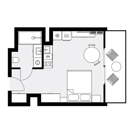 Urban Global Premium - 10th Floor No 23 - Air Condition - Balcony * Katowice