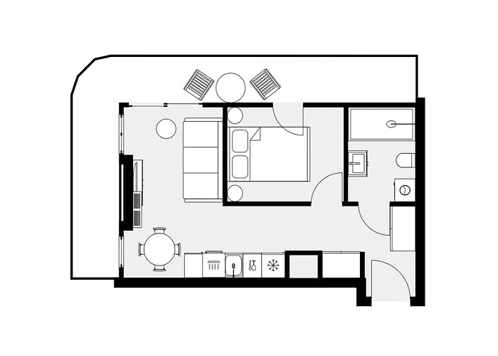 Urban Global Premium,10th Floor No 23, Self Check-in, No Deposit Διαμέρισμα *